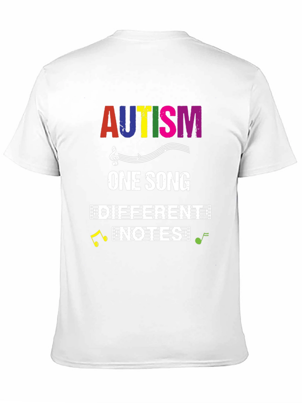 Autism Awareness T-Shirt: One Song Different Notes