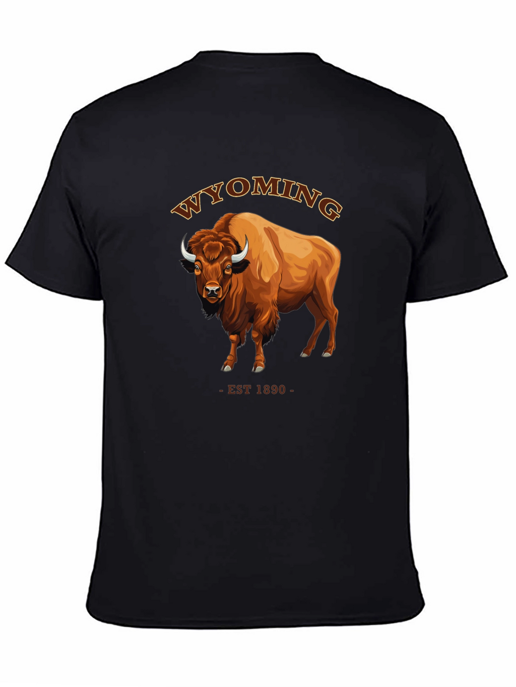 Wyoming Bison T-Shirt - EST 1890