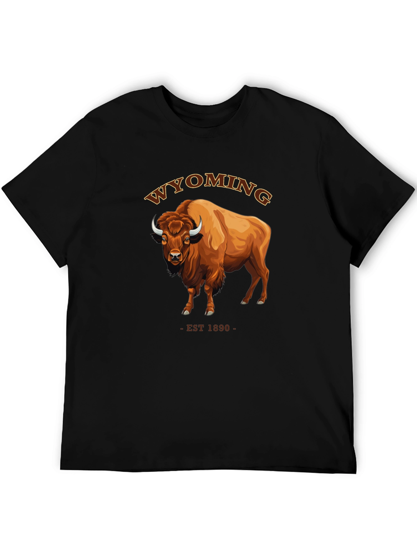 Wyoming Bison T-Shirt - EST 1890