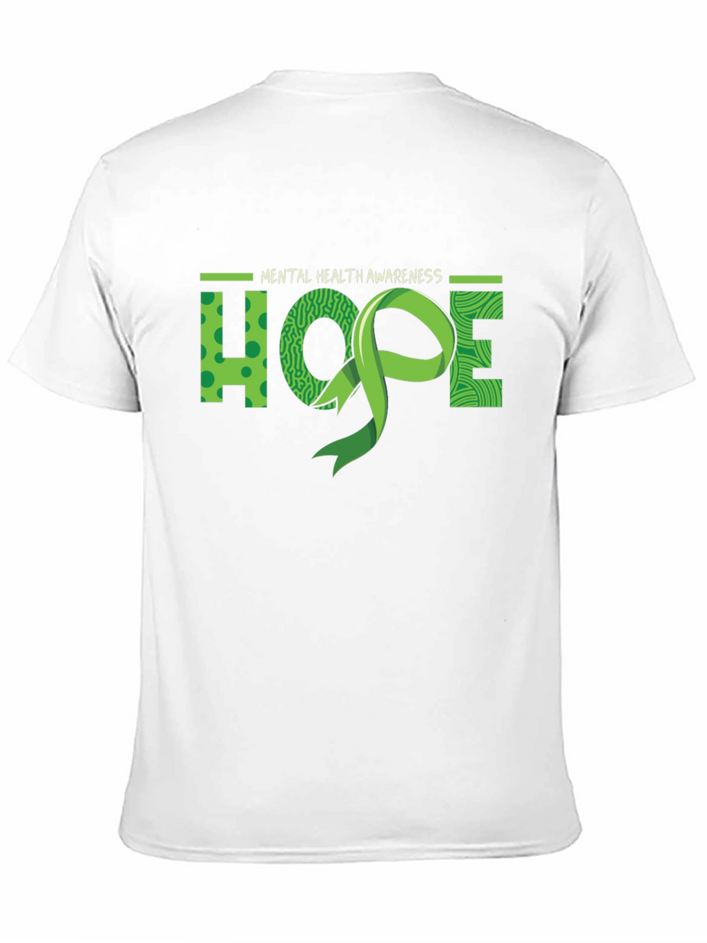 Mental Health Awareness HOPE Ribbon Graphic T-Shirt