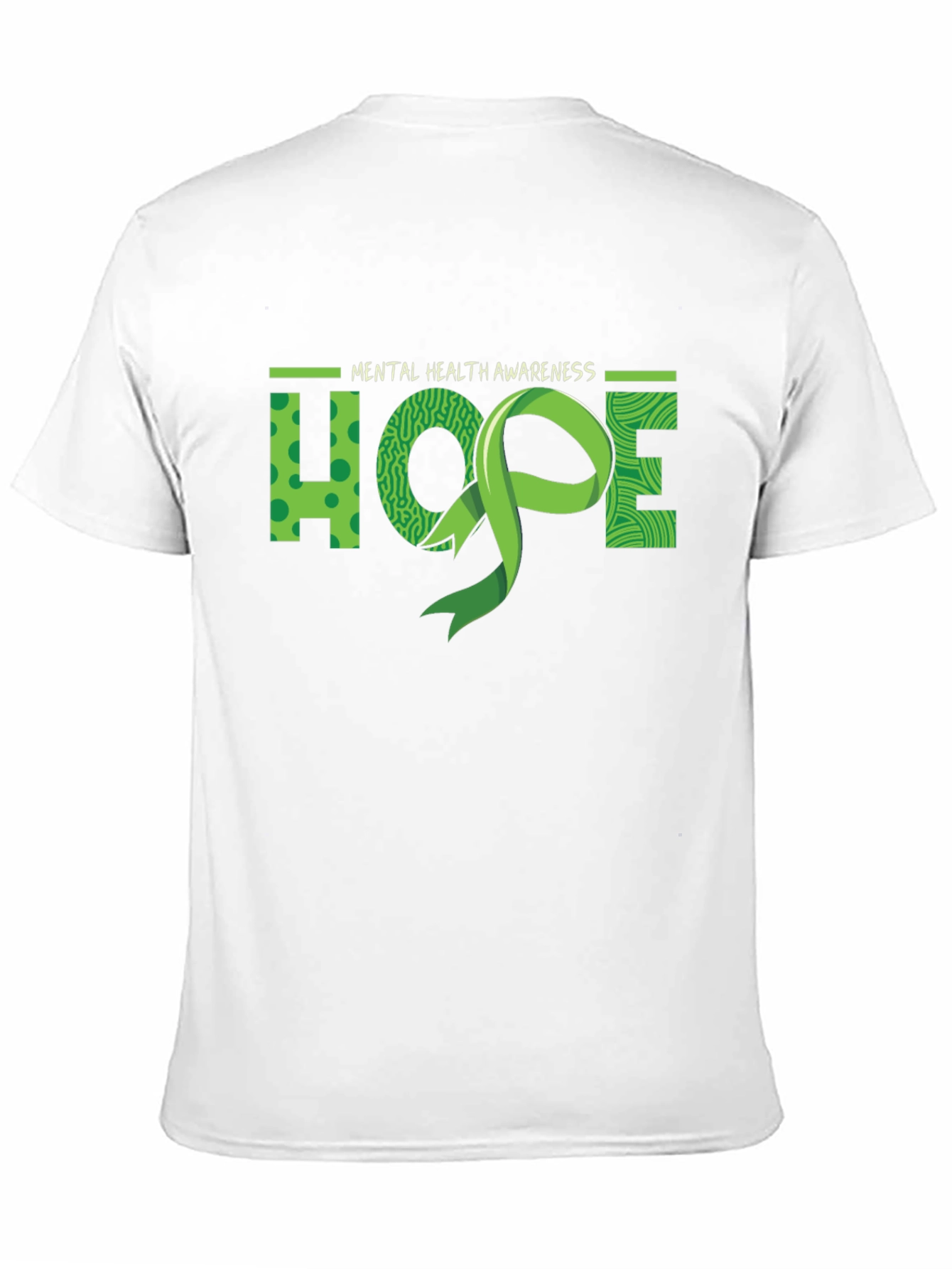Mental Health Awareness HOPE Ribbon Graphic T-Shirt