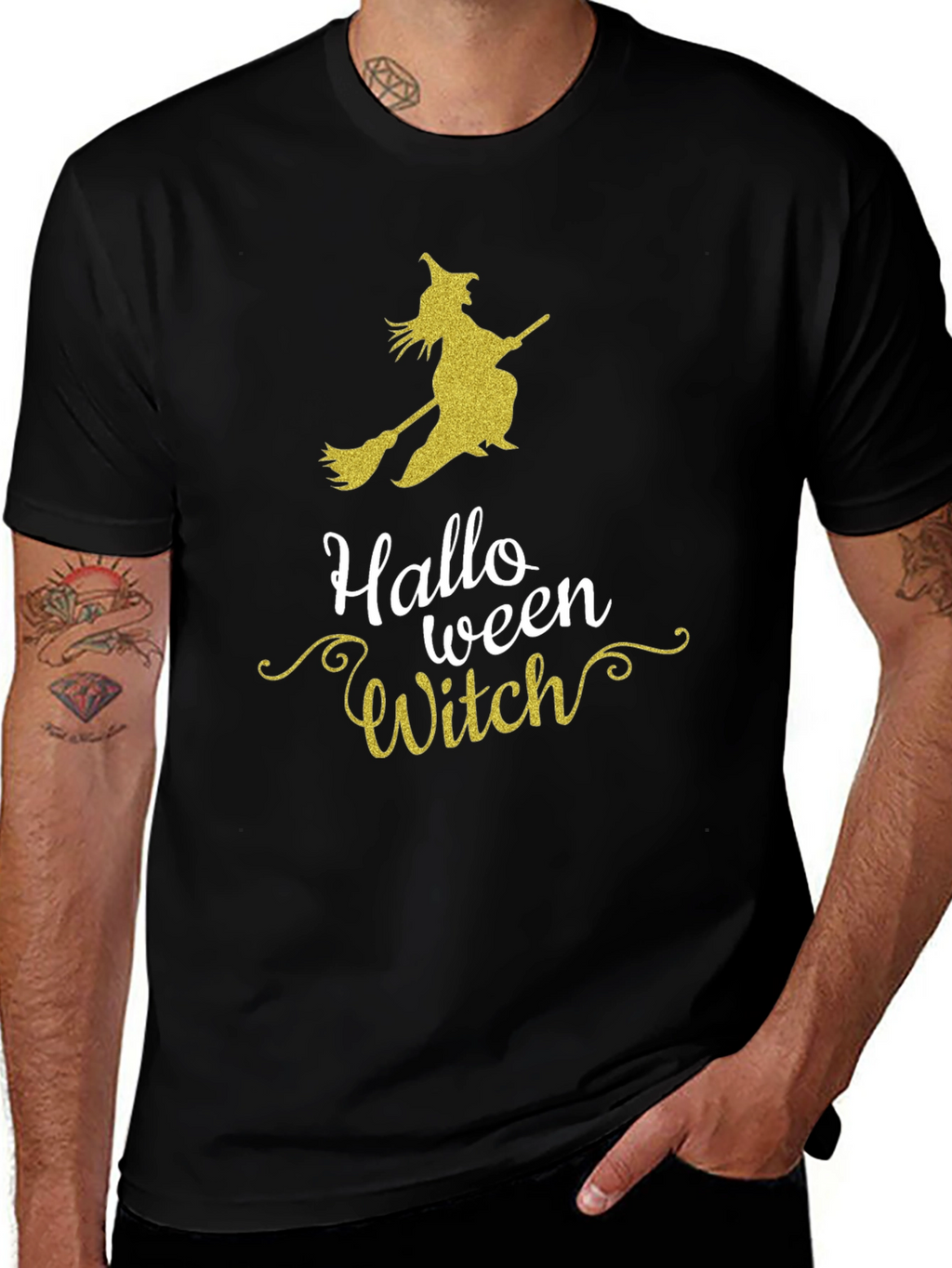Halloween Witch Graphic Tee