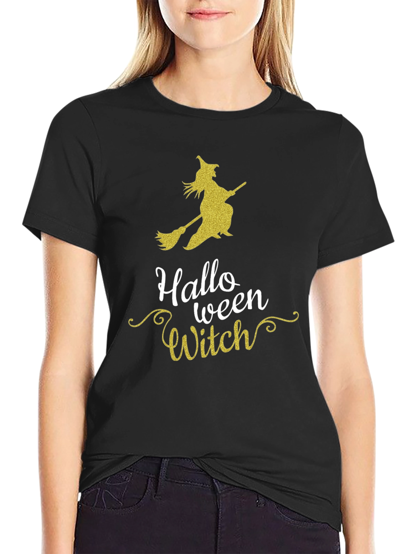 Halloween Witch Graphic Tee