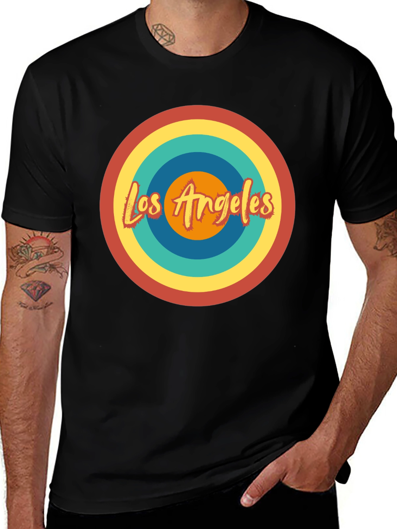 Retro Los Angeles Target Graphic Tee