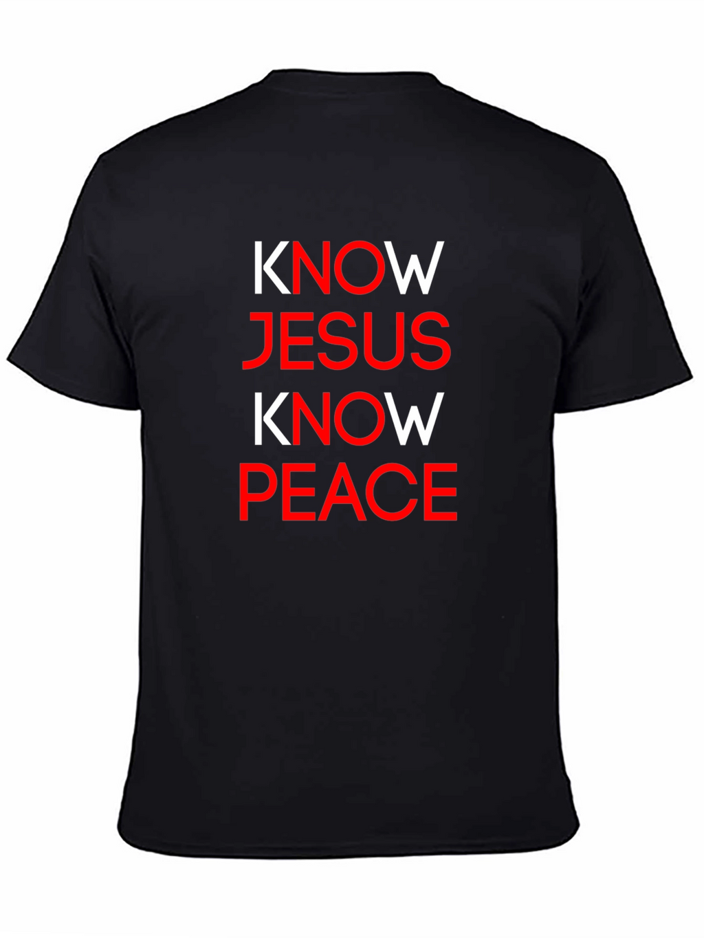 Know Jesus Know Peace Christian T-Shirt