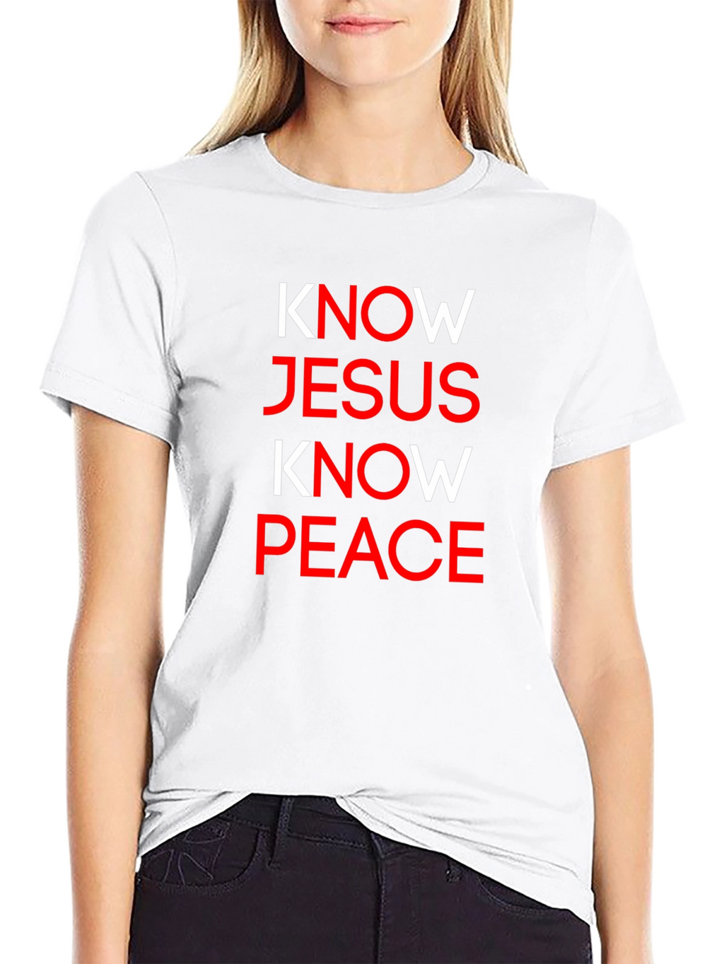 Know Jesus Know Peace Christian T-Shirt