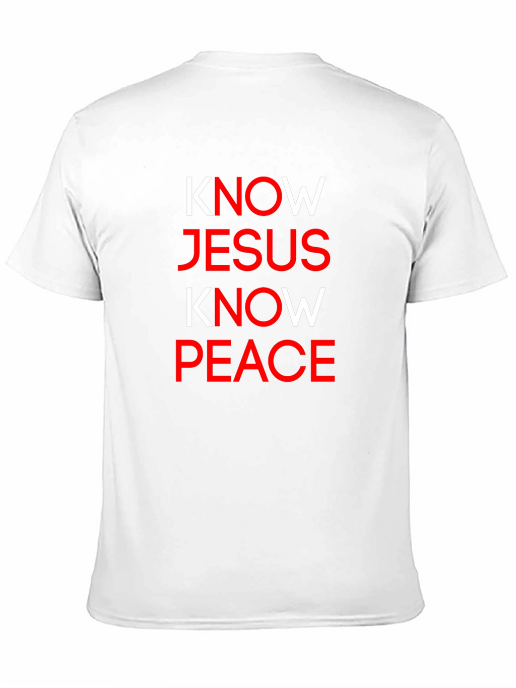 Know Jesus Know Peace Christian T-Shirt