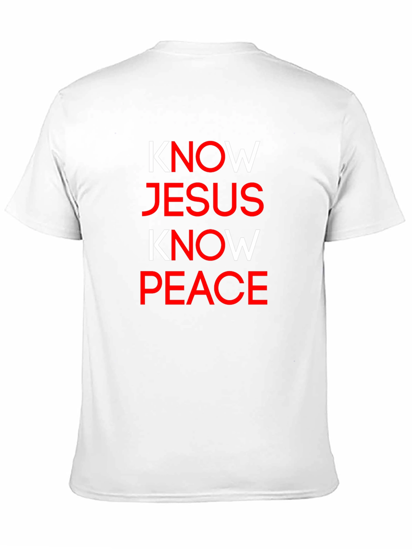 Know Jesus Know Peace Christian T-Shirt