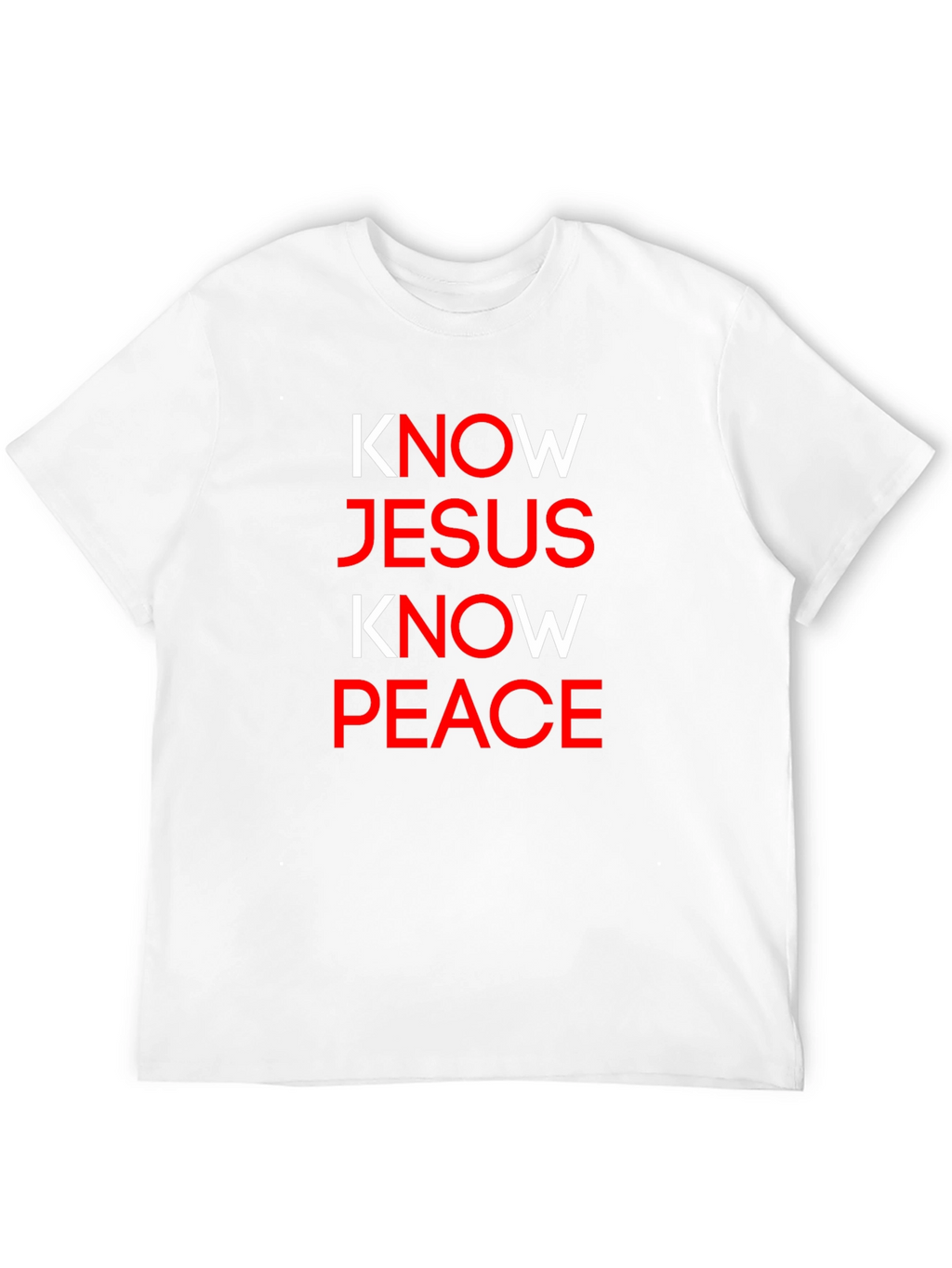Know Jesus Know Peace Christian T-Shirt