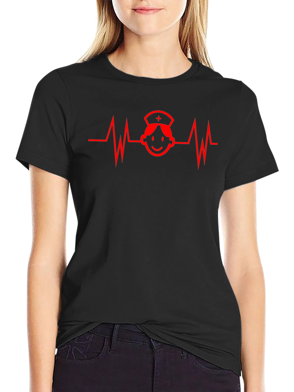 Nurse Heartbeat Graphic Tee