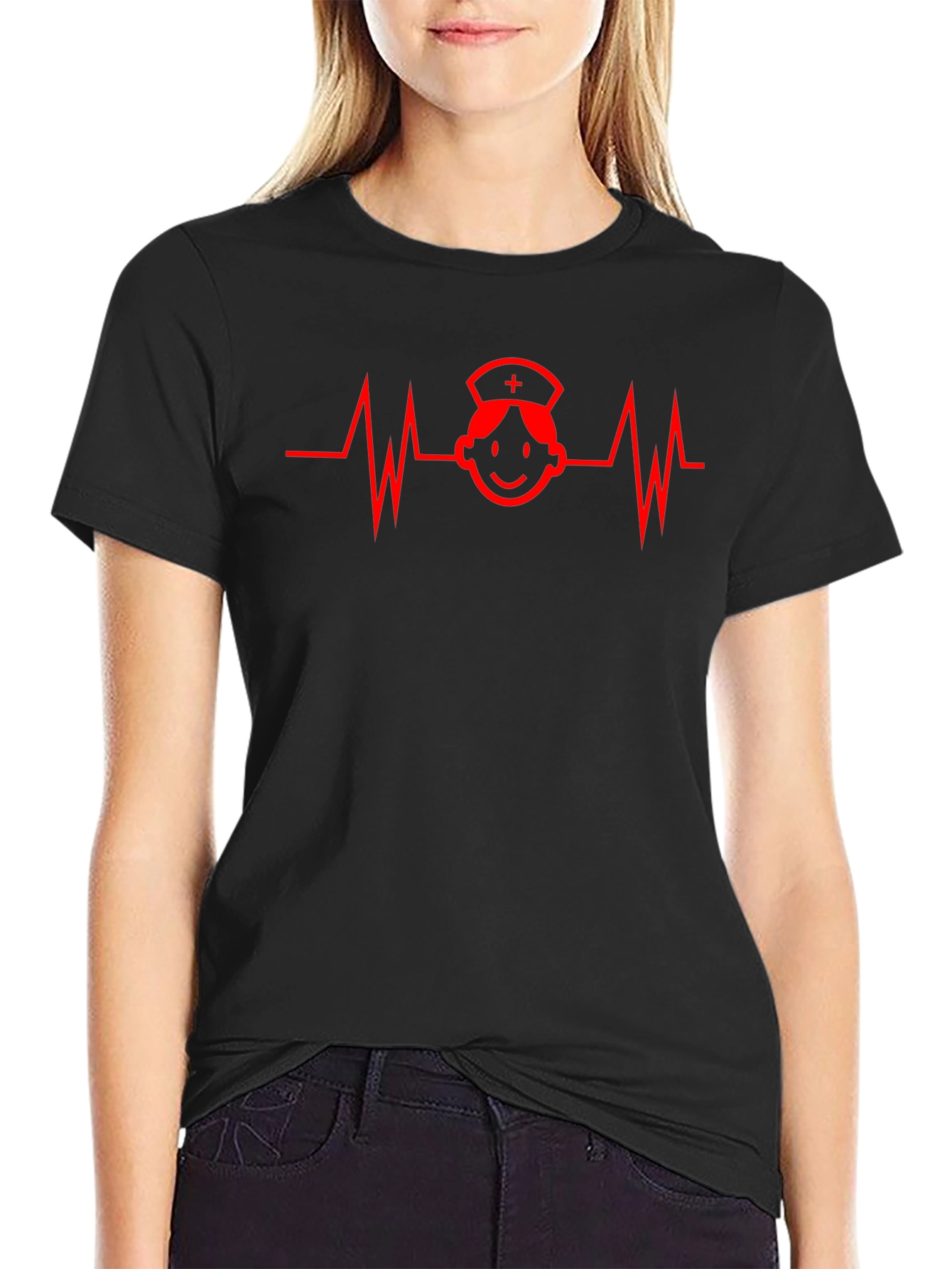 Nurse Heartbeat Graphic Tee