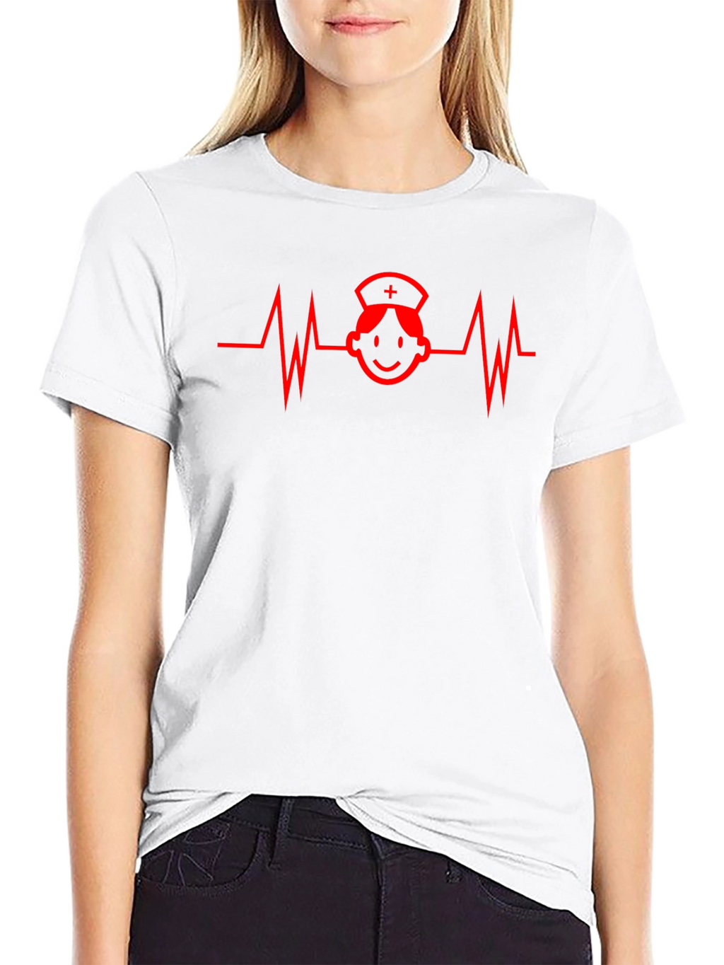 Nurse Heartbeat Graphic Tee