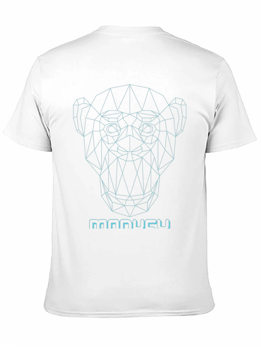 Geometric Monkey Graphic Tee - Modern Style