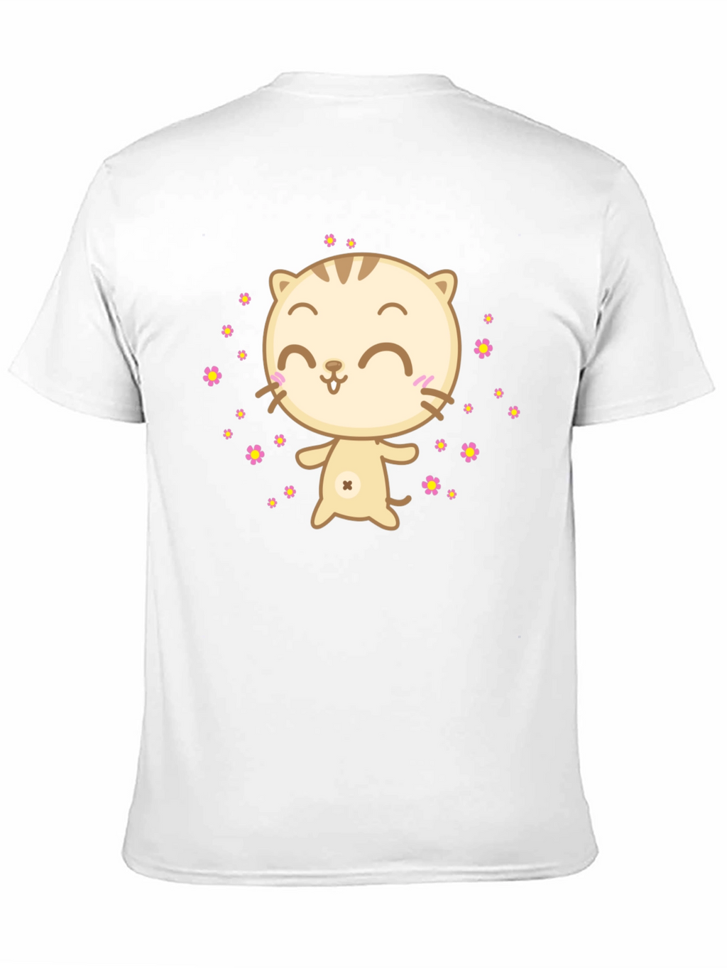 Cute Cat T-Shirt - Black Graphic Tee