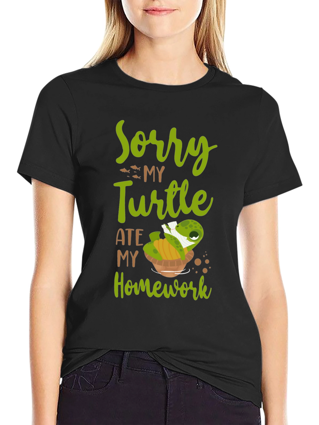 Sorry My Turtle Ate My Homework T-Shirt