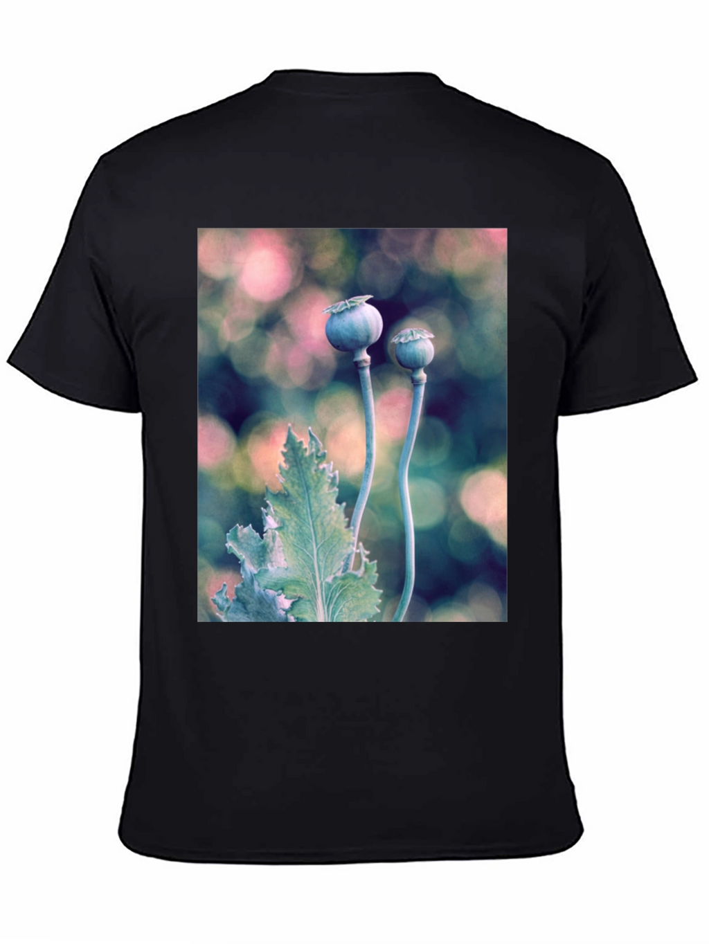 Botanical T-Shirt: Poppy Seed Head Design