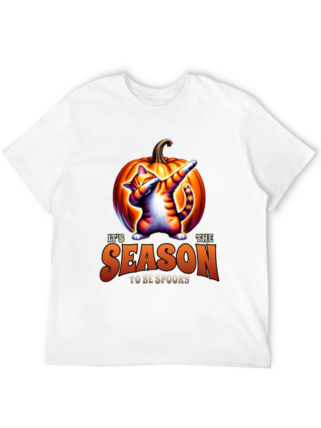 Spooky Season Cat Dab Halloween T-Shirt