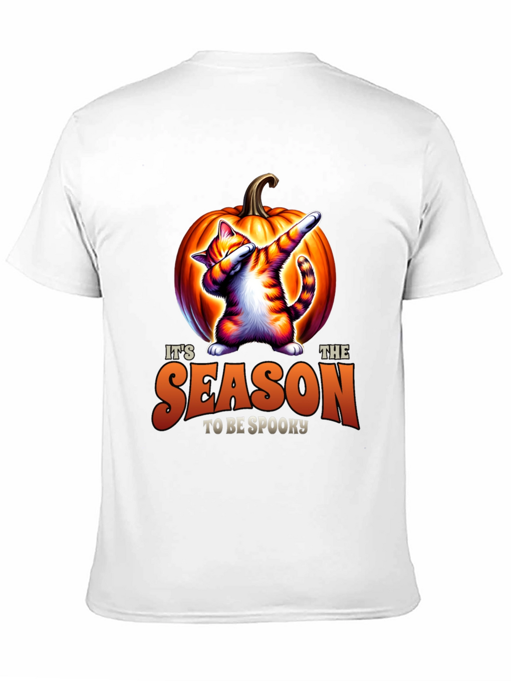 Spooky Season Cat Dab Halloween T-Shirt
