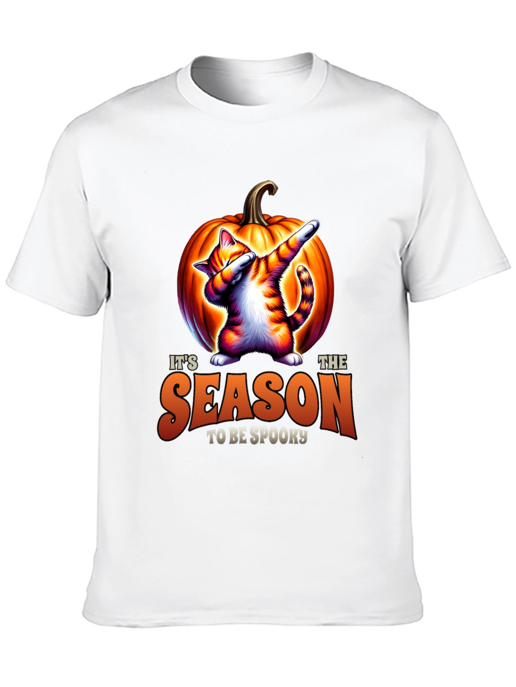 Spooky Season Cat Dab Halloween T-Shirt