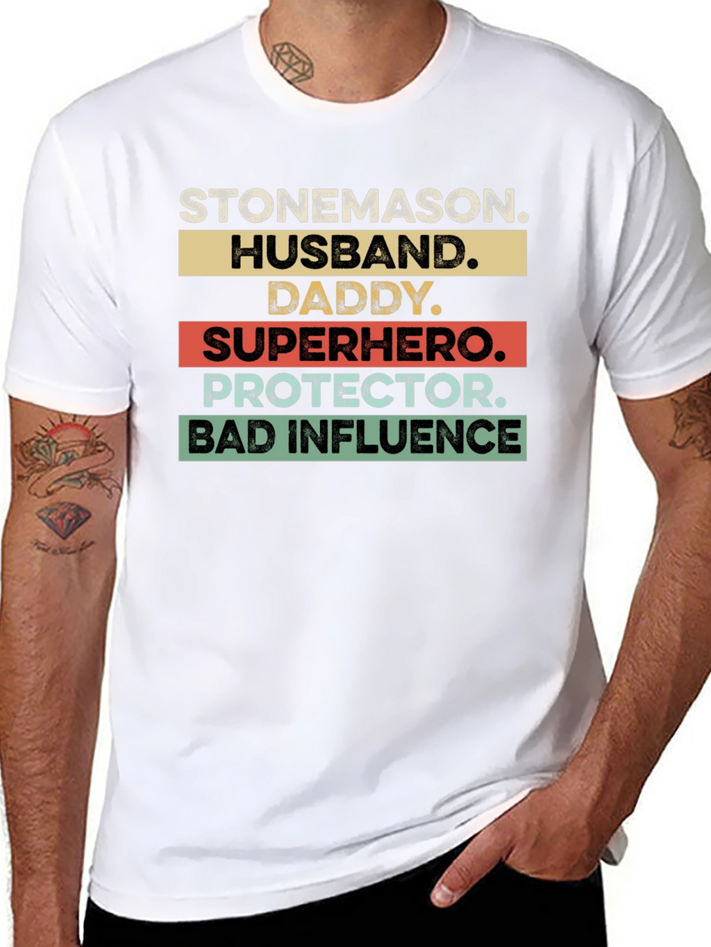 Stonemason Hero Graphic T-Shirt