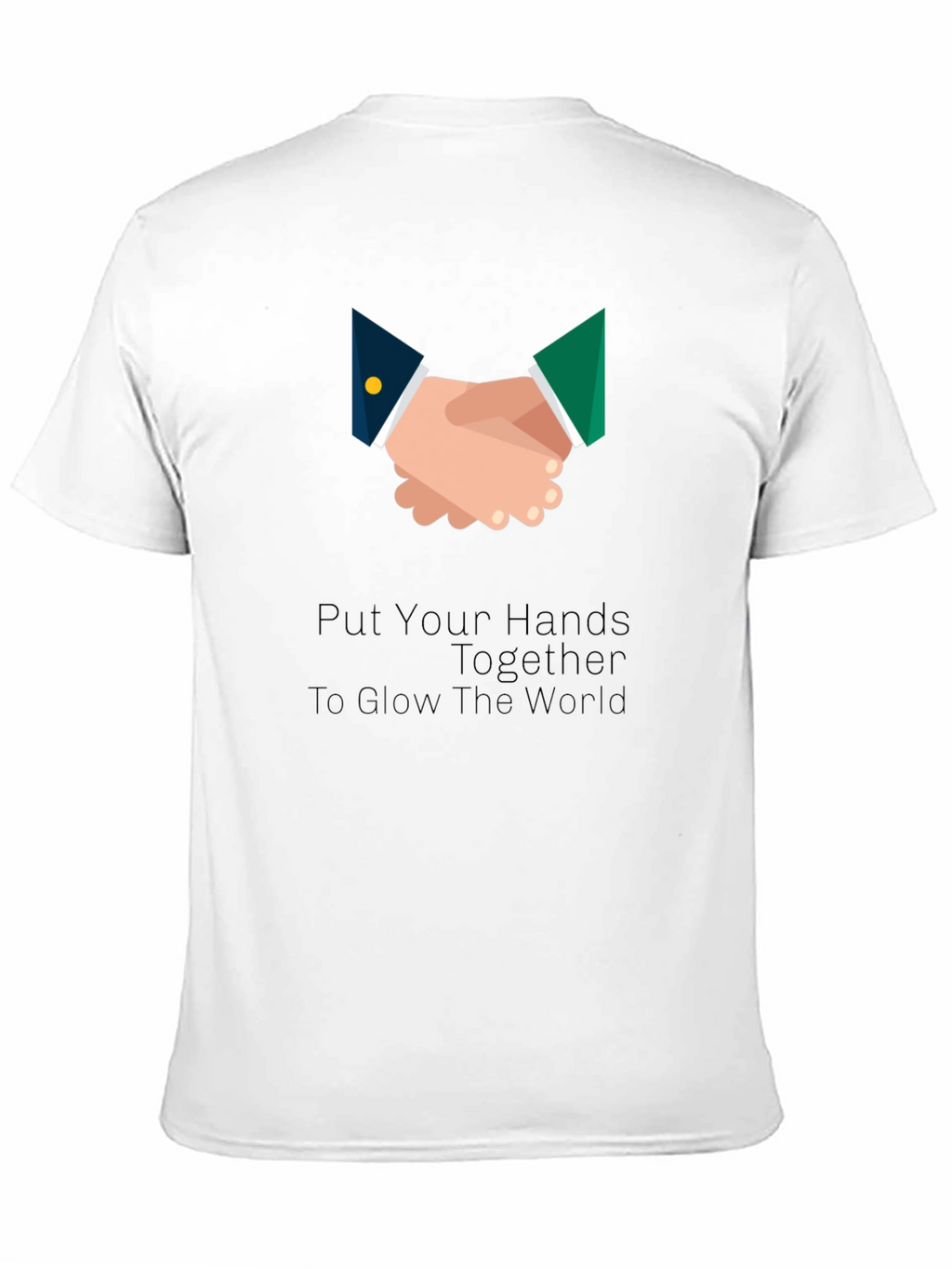 Hands Together Graphic Tee - Unisex Black T-Shirt