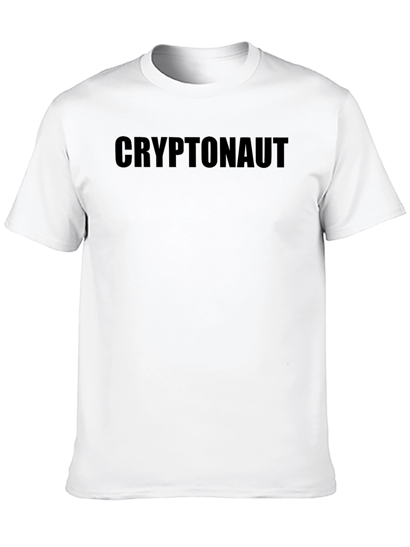Cryptonaut Black T-Shirt | Cool Crypto Design
