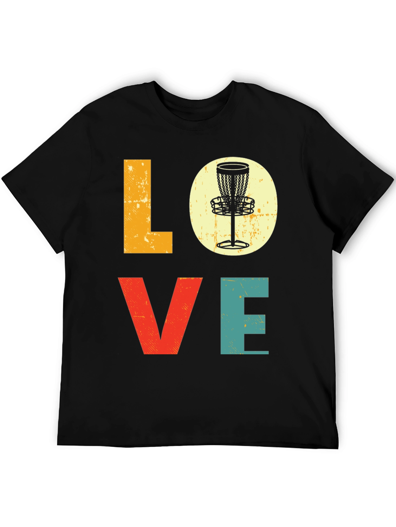 Love Disc Golf T-Shirt - Retro Style