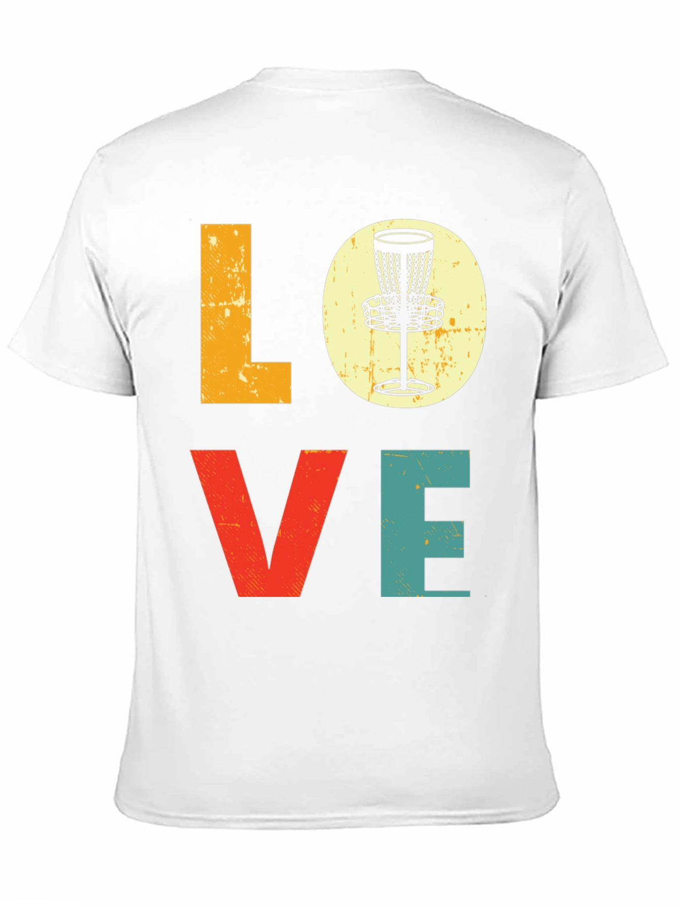 Love Disc Golf T-Shirt - Retro Style