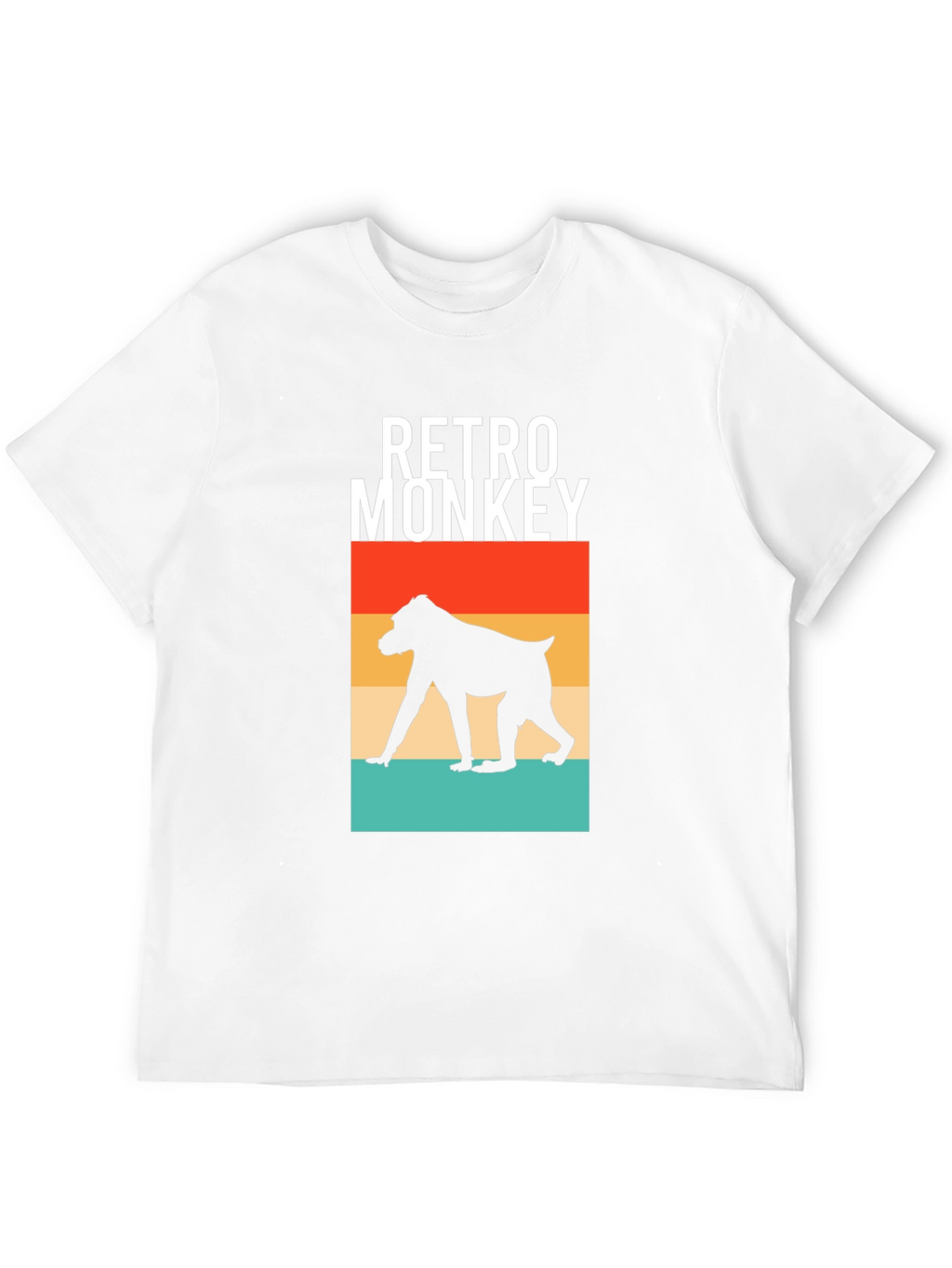 Retro Monkey Graphic Tee - Classic Cool