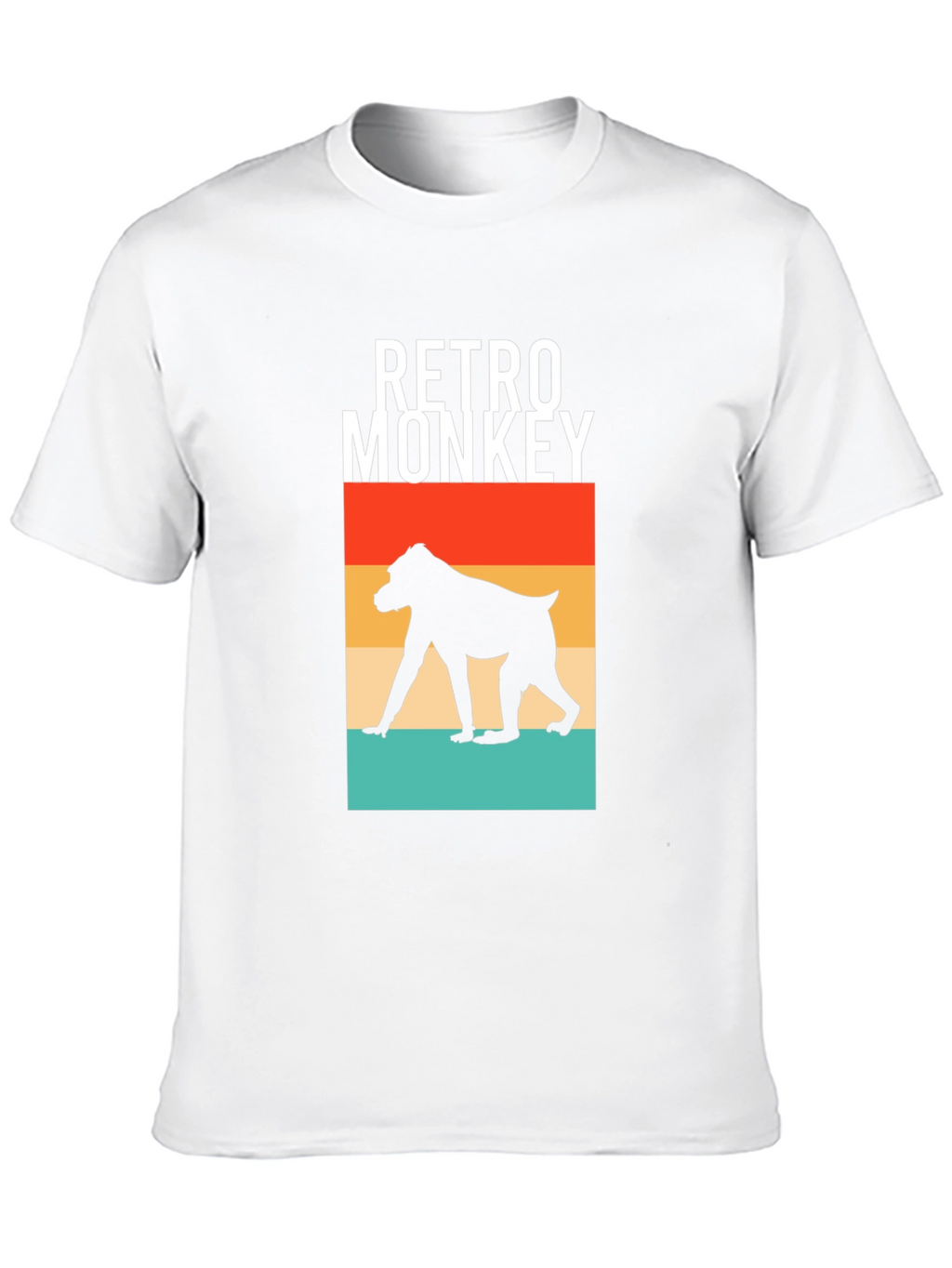 Retro Monkey Graphic Tee - Classic Cool