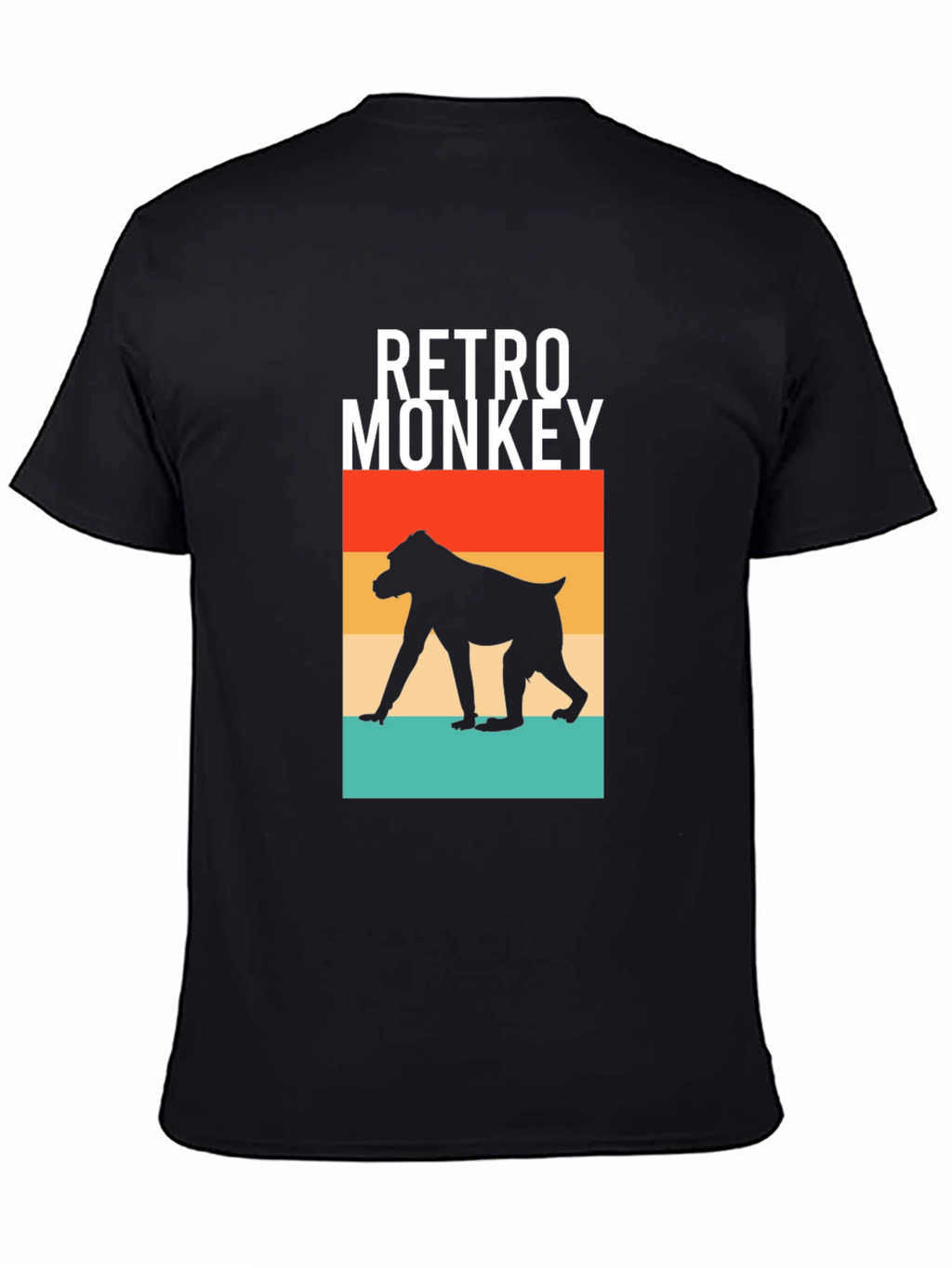 Retro Monkey Graphic Tee - Classic Cool