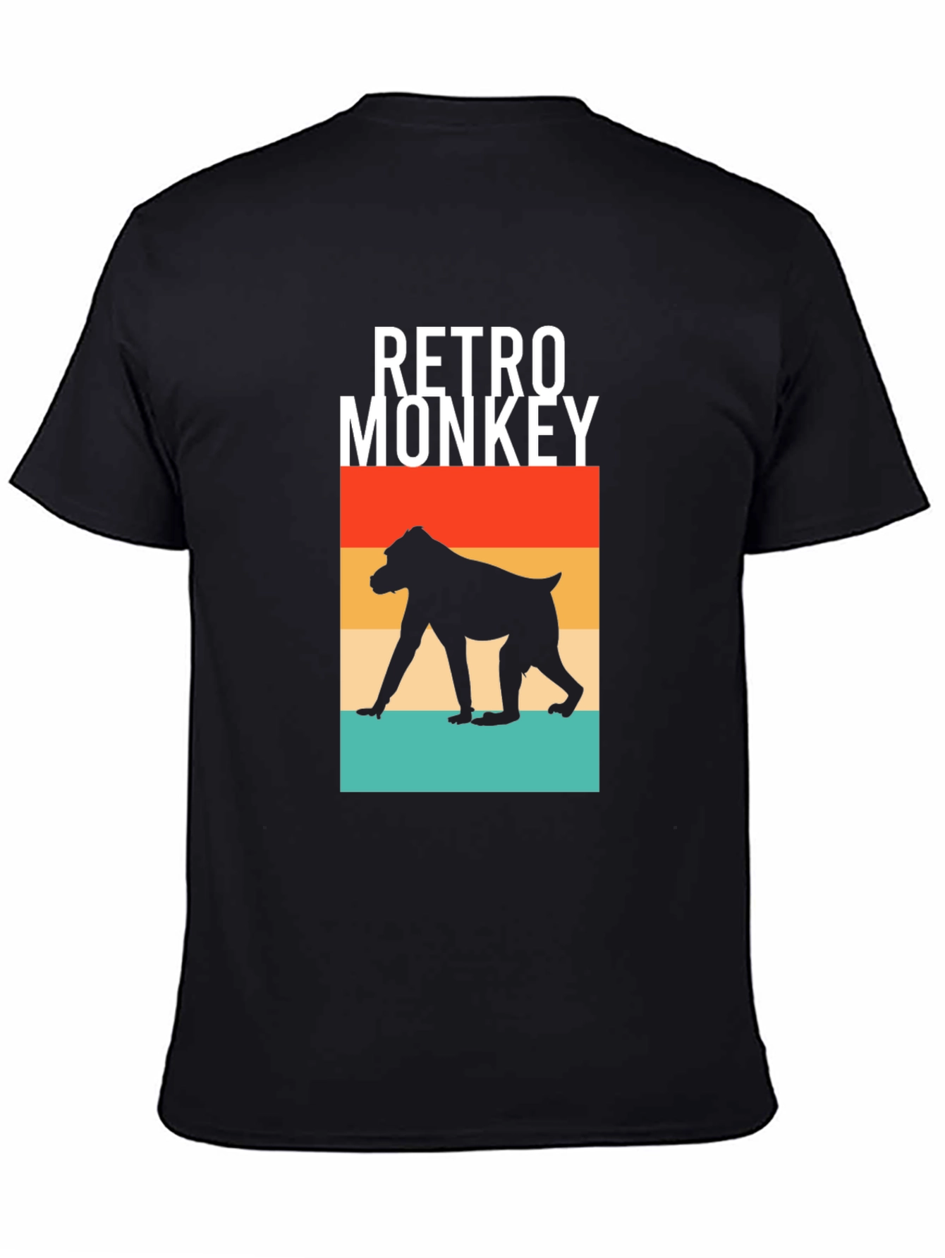 Retro Monkey Graphic Tee - Classic Cool