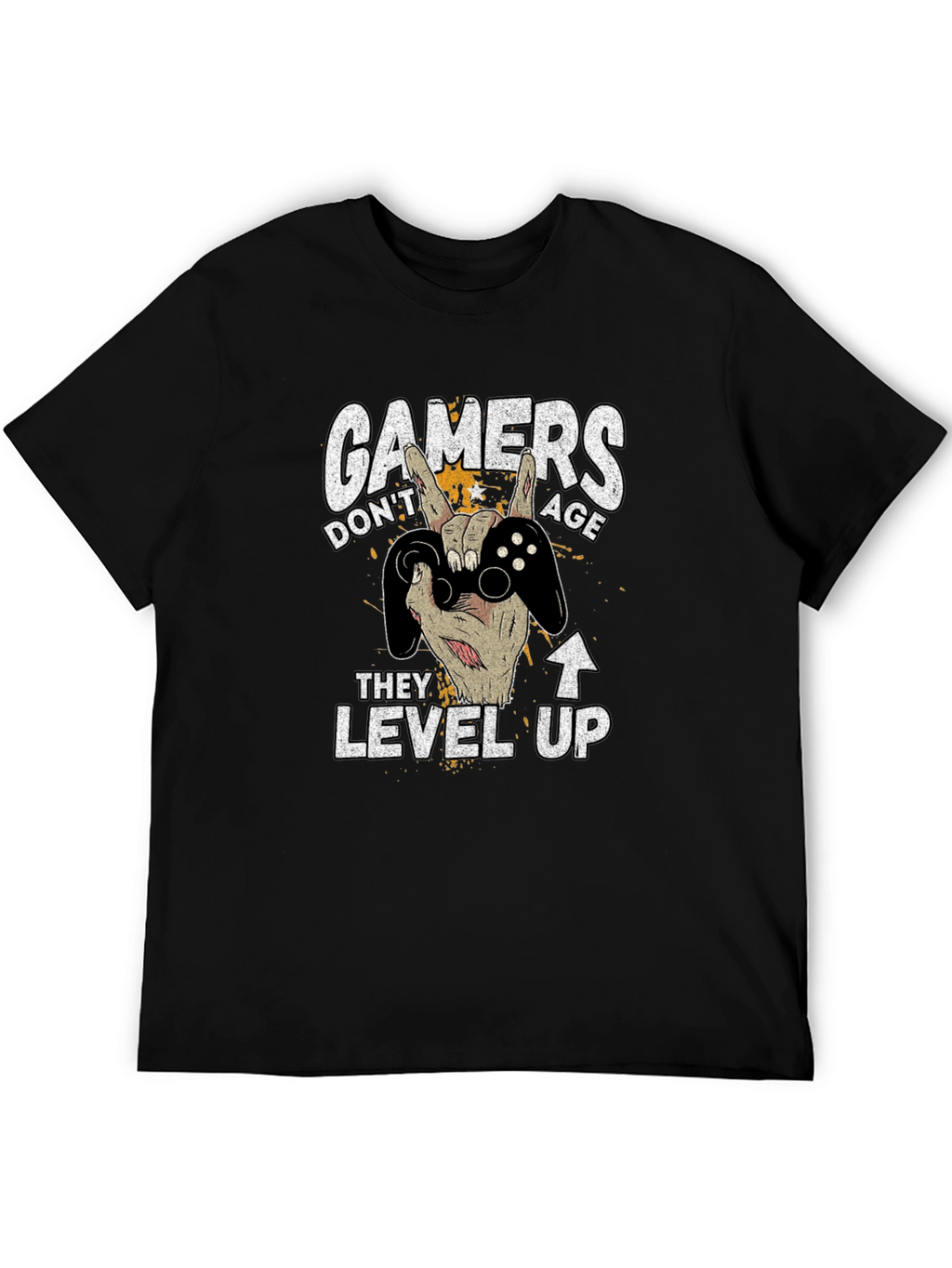 Gamers Dont Age T-Shirt - Level Up