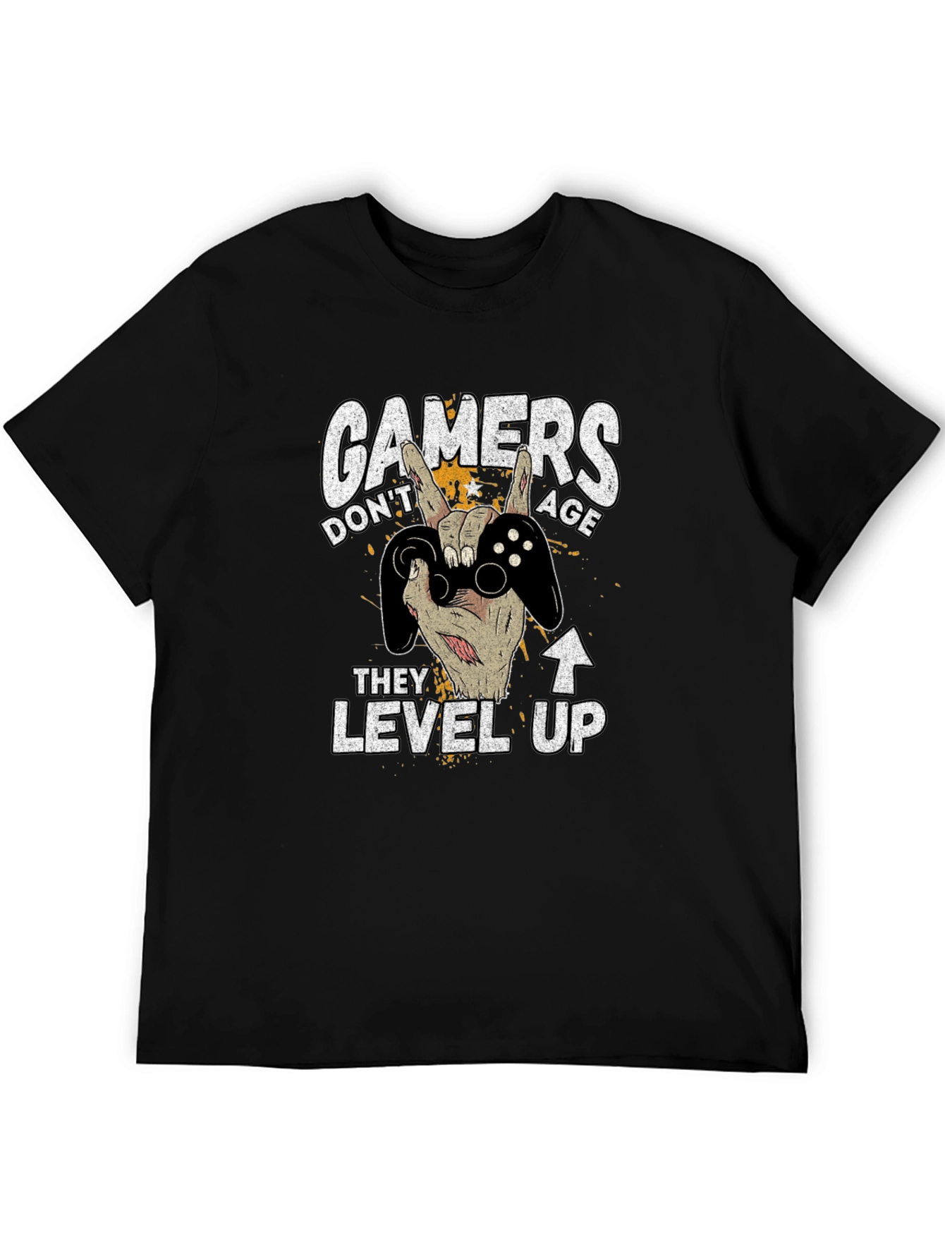 Gamers Dont Age T-Shirt - Level Up