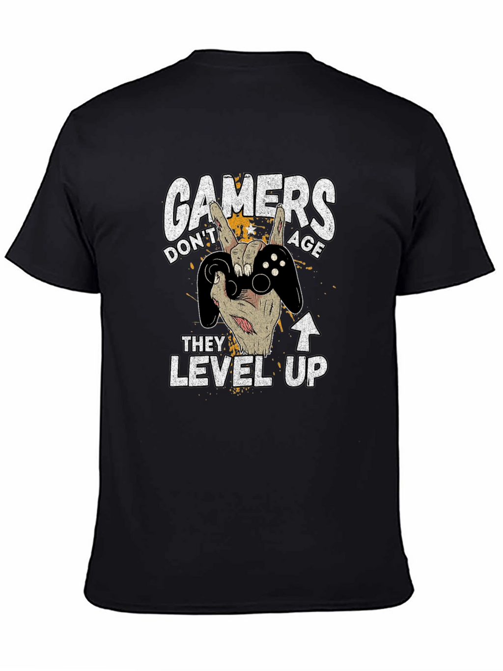 Gamers Dont Age T-Shirt - Level Up