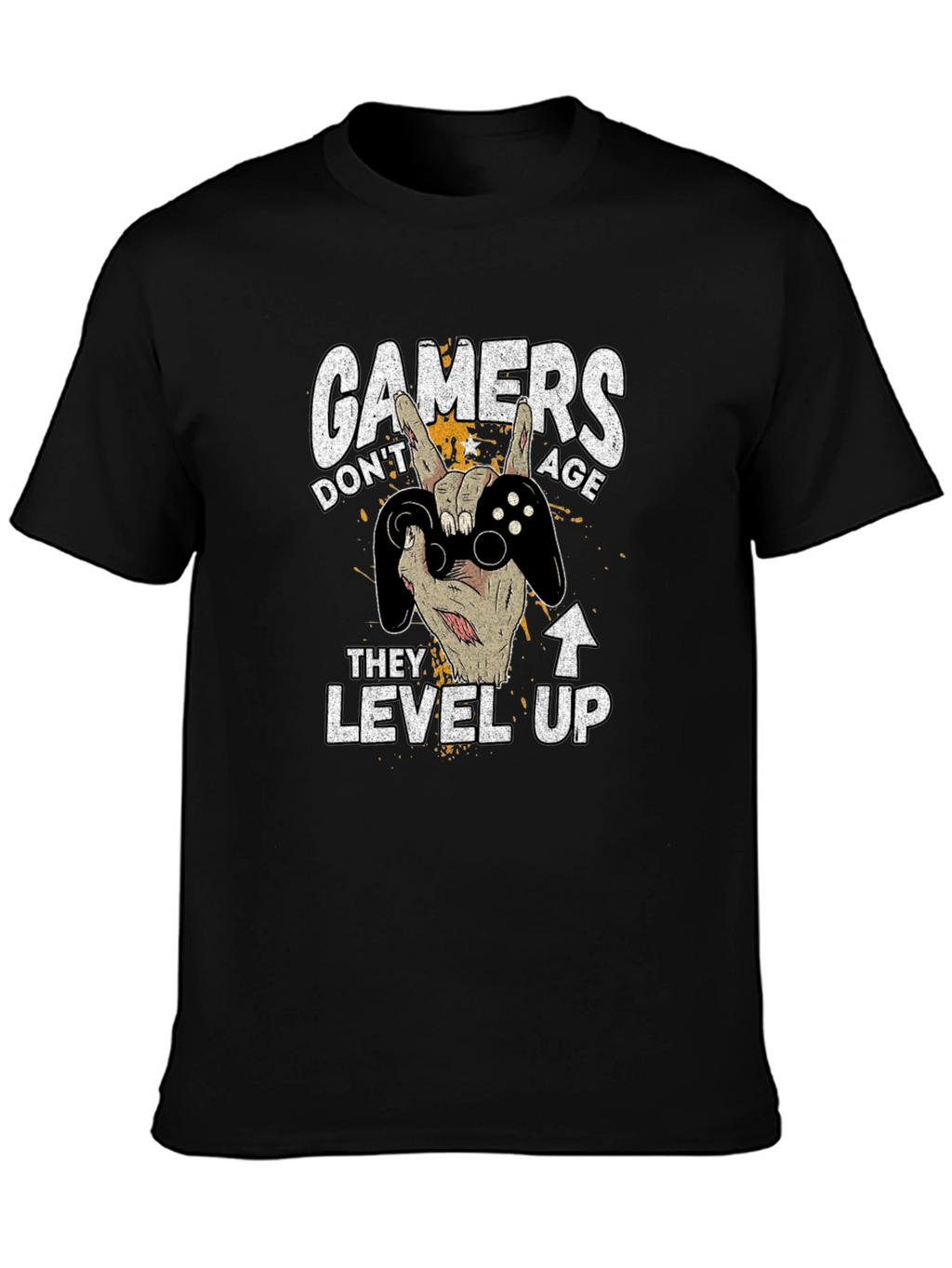 Gamers Dont Age T-Shirt - Level Up
