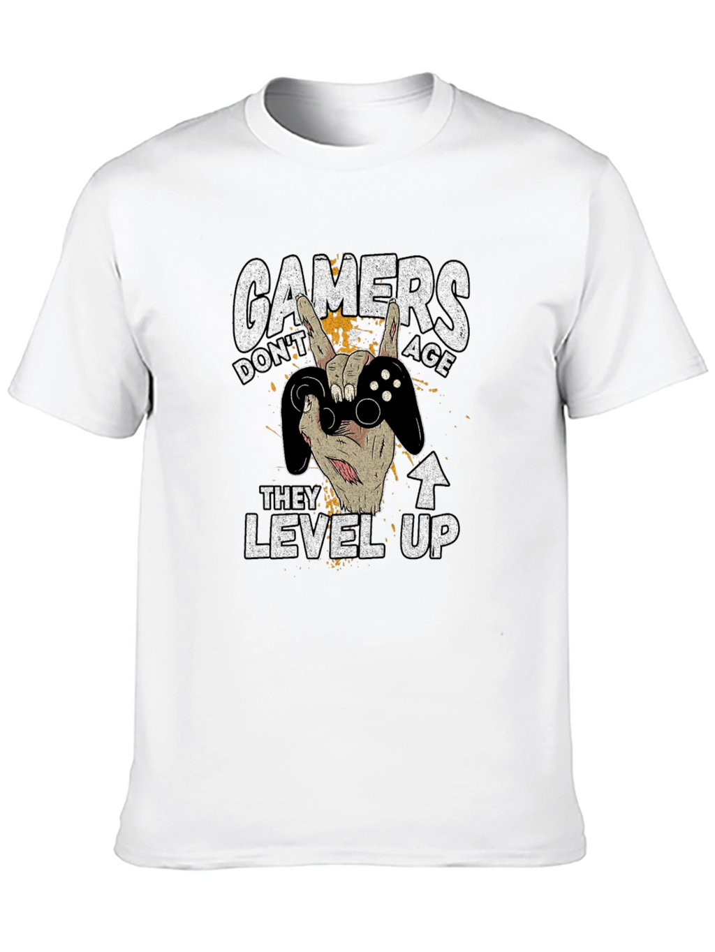 Gamers Dont Age T-Shirt - Level Up