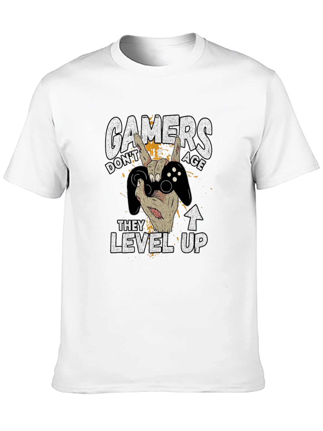 Gamers Dont Age T-Shirt - Level Up