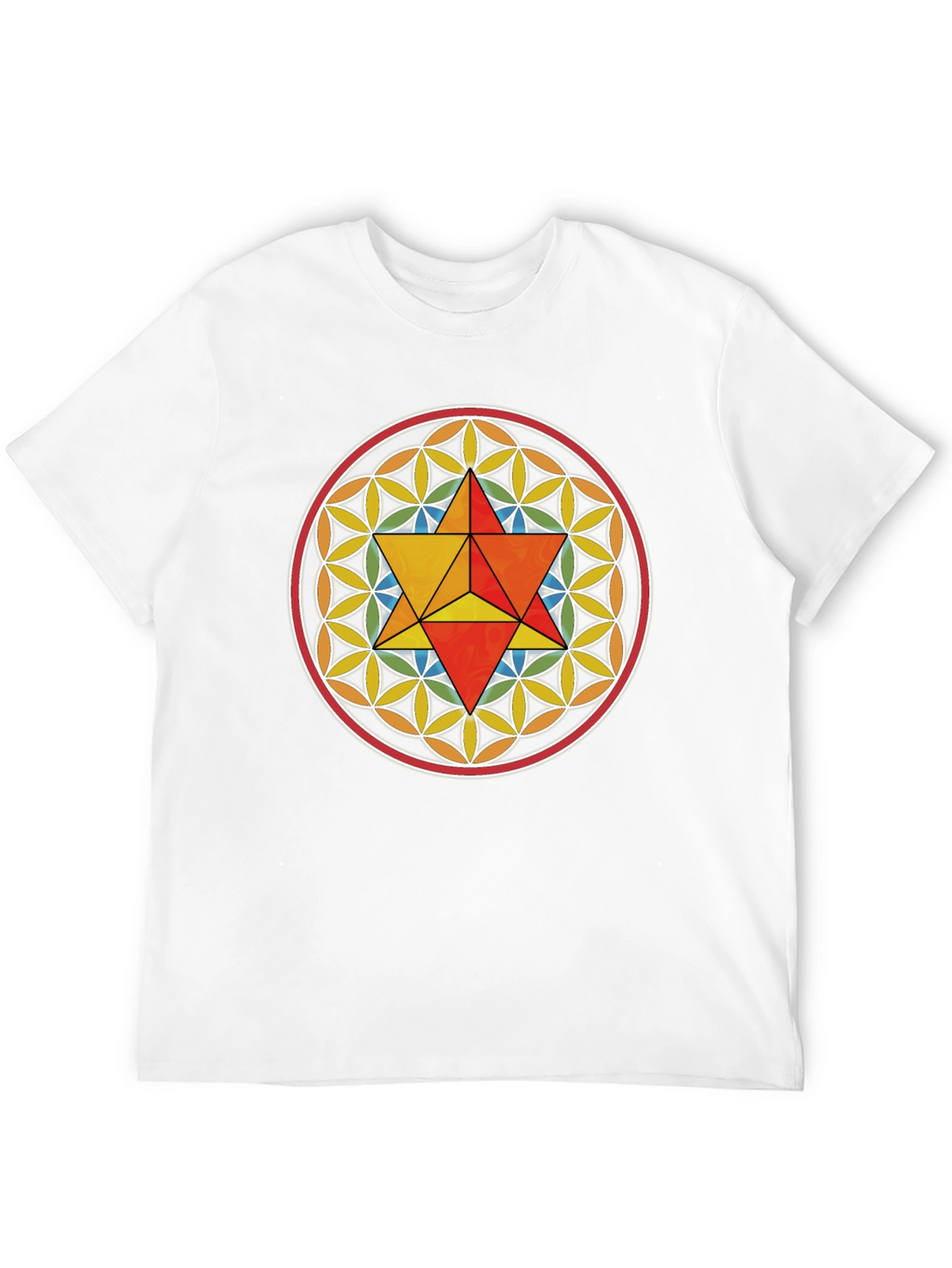Merkaba Flower of Life Graphic Tee