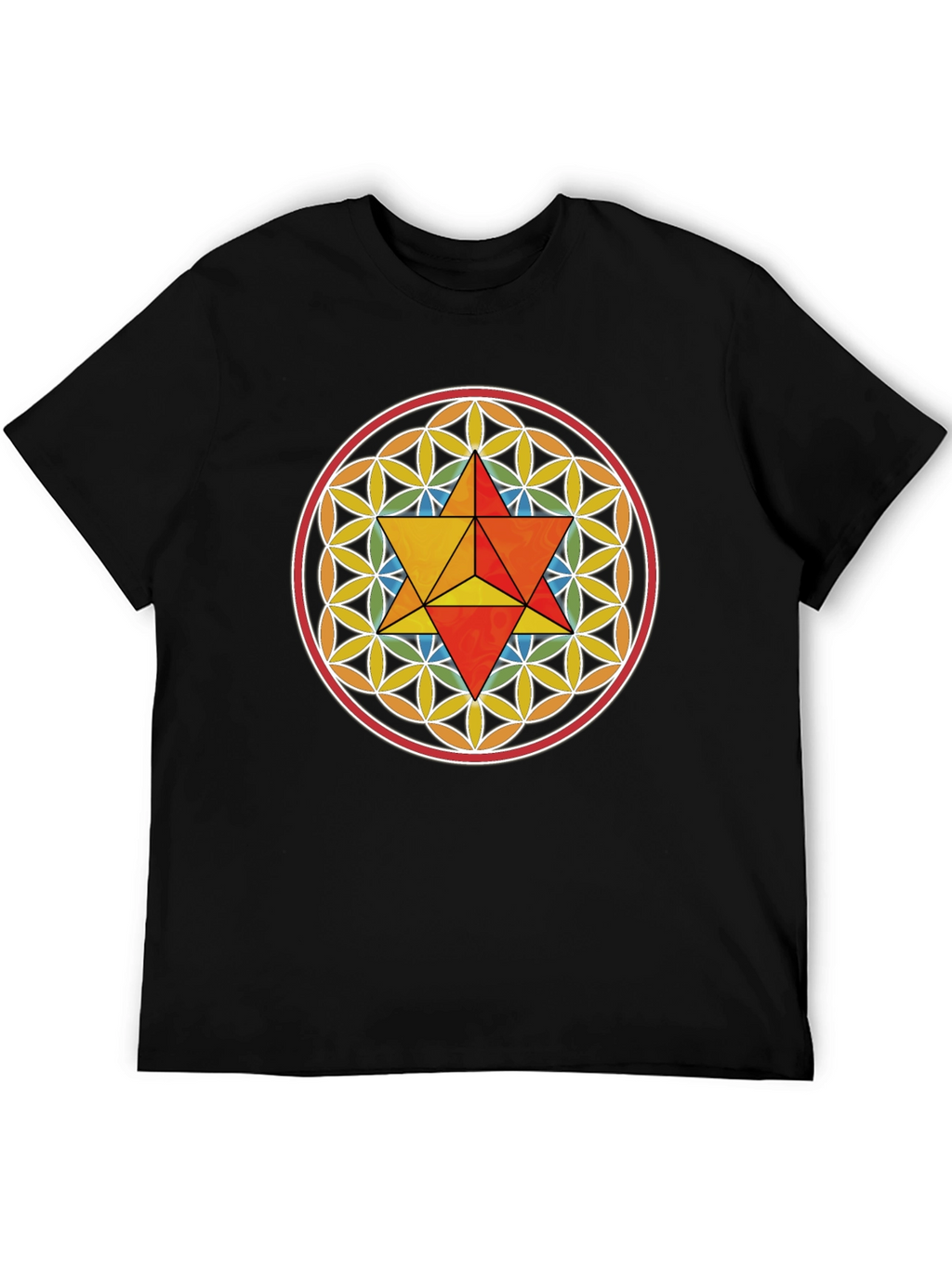 Merkaba Flower of Life Graphic Tee