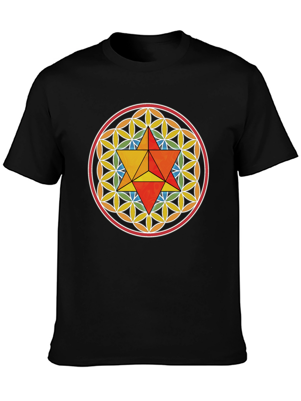 Merkaba Flower of Life Graphic Tee