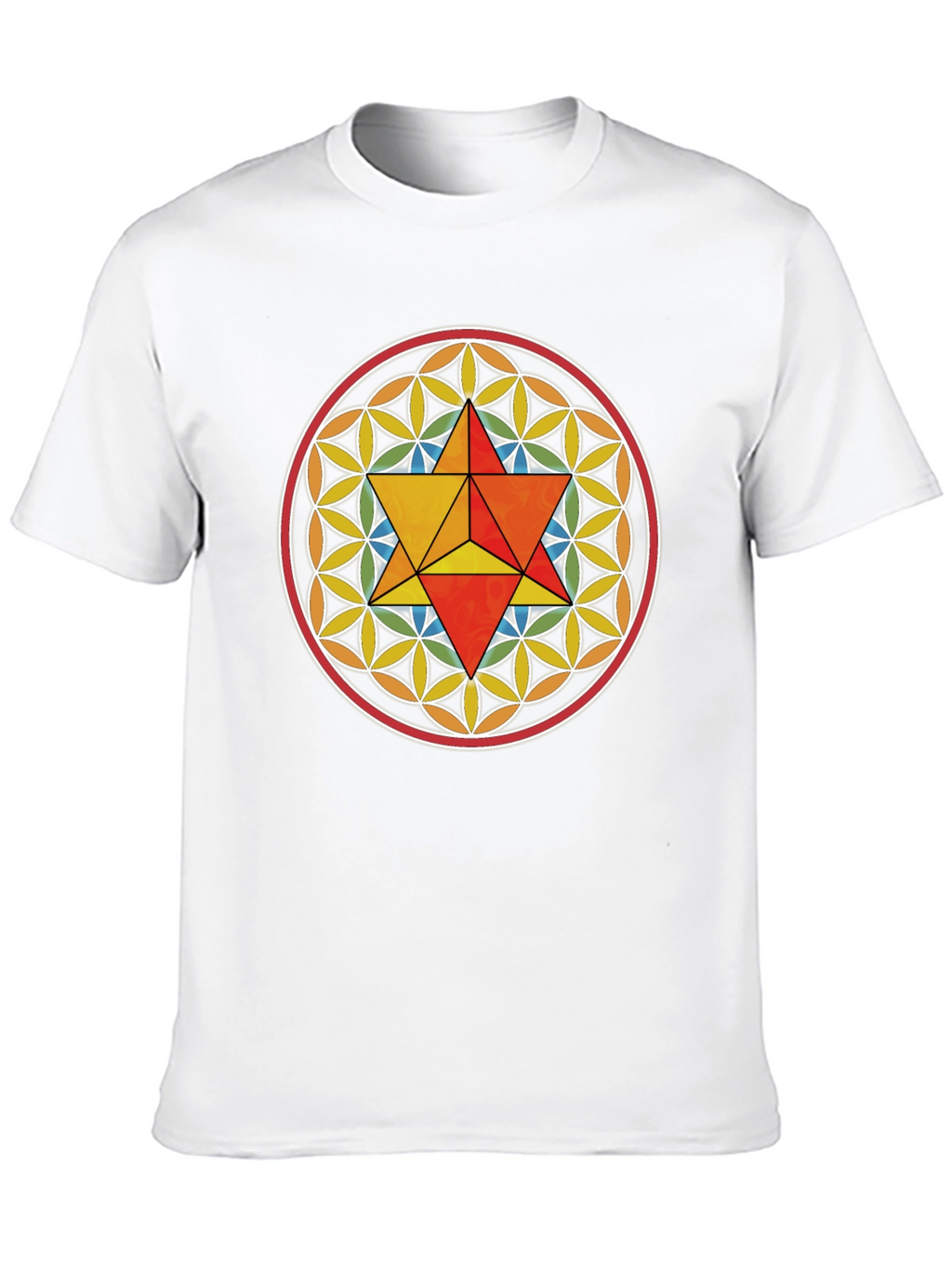 Merkaba Flower of Life Graphic Tee