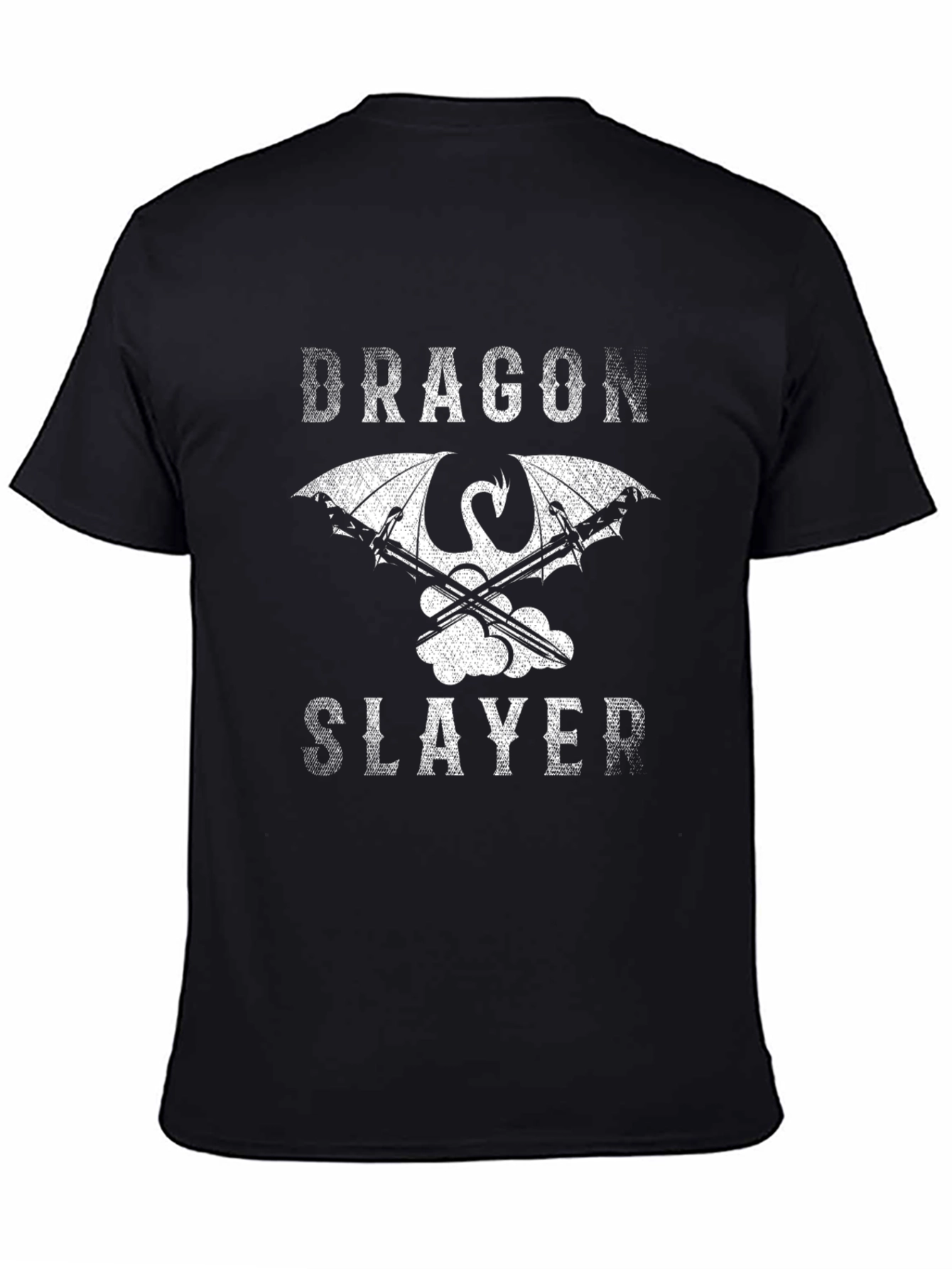 Dragon Slayer Graphic Tee - Fantasy Design T-Shirt