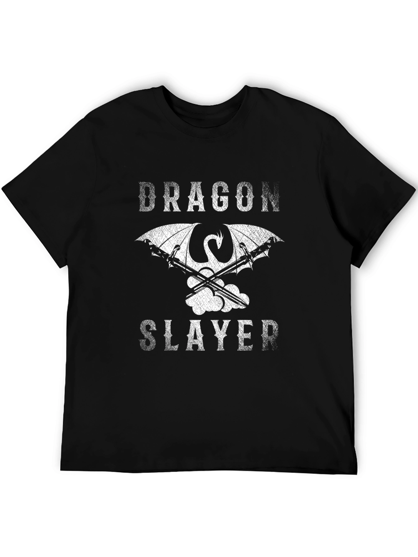 Dragon Slayer Graphic Tee - Fantasy Design T-Shirt