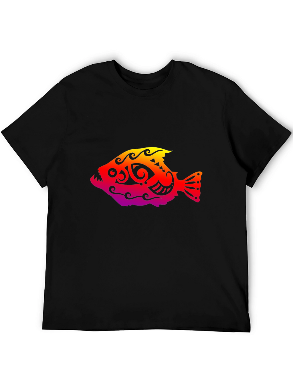 Tribal Fish Graphic Tee