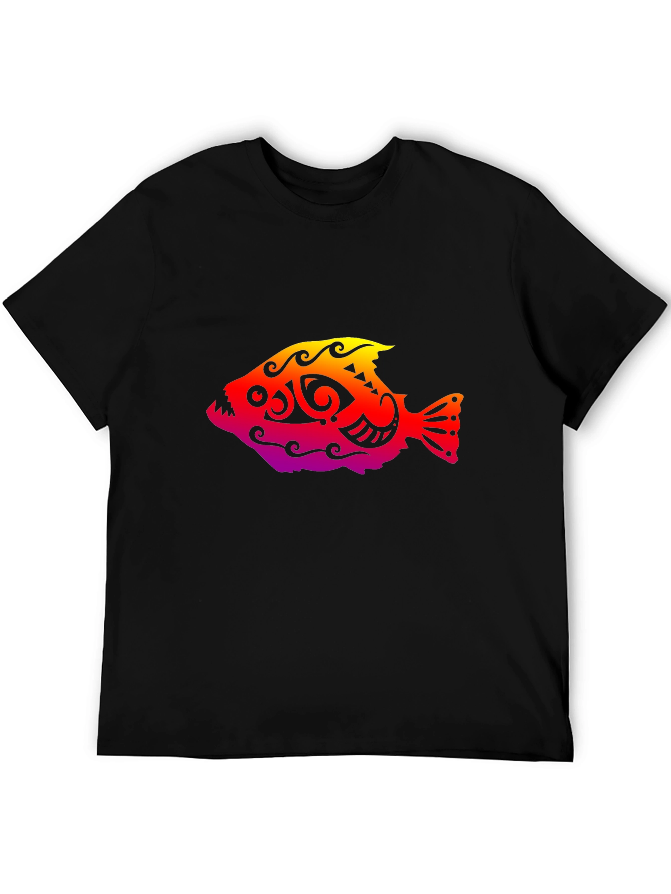 Tribal Fish Graphic Tee