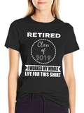 Retired Class of 2019 Graphic T-Shirt