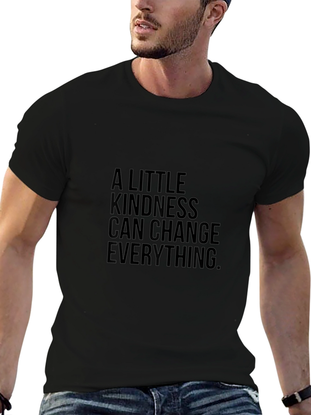 Kindness Matters Mens Black T-Shirt