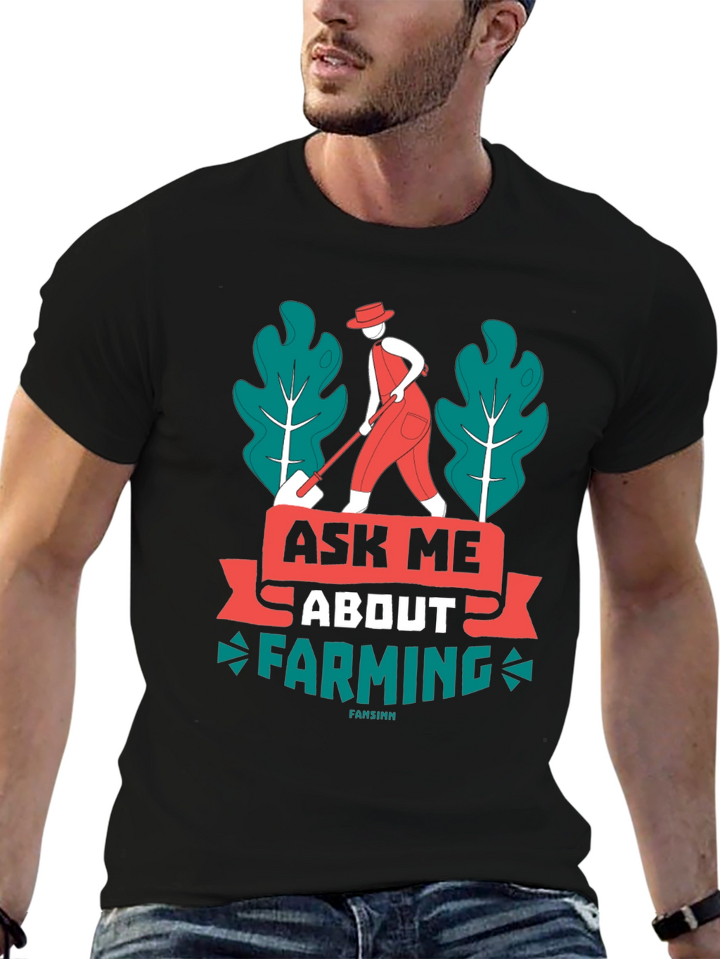 Ask Me About Farming Graphic T-Shirt