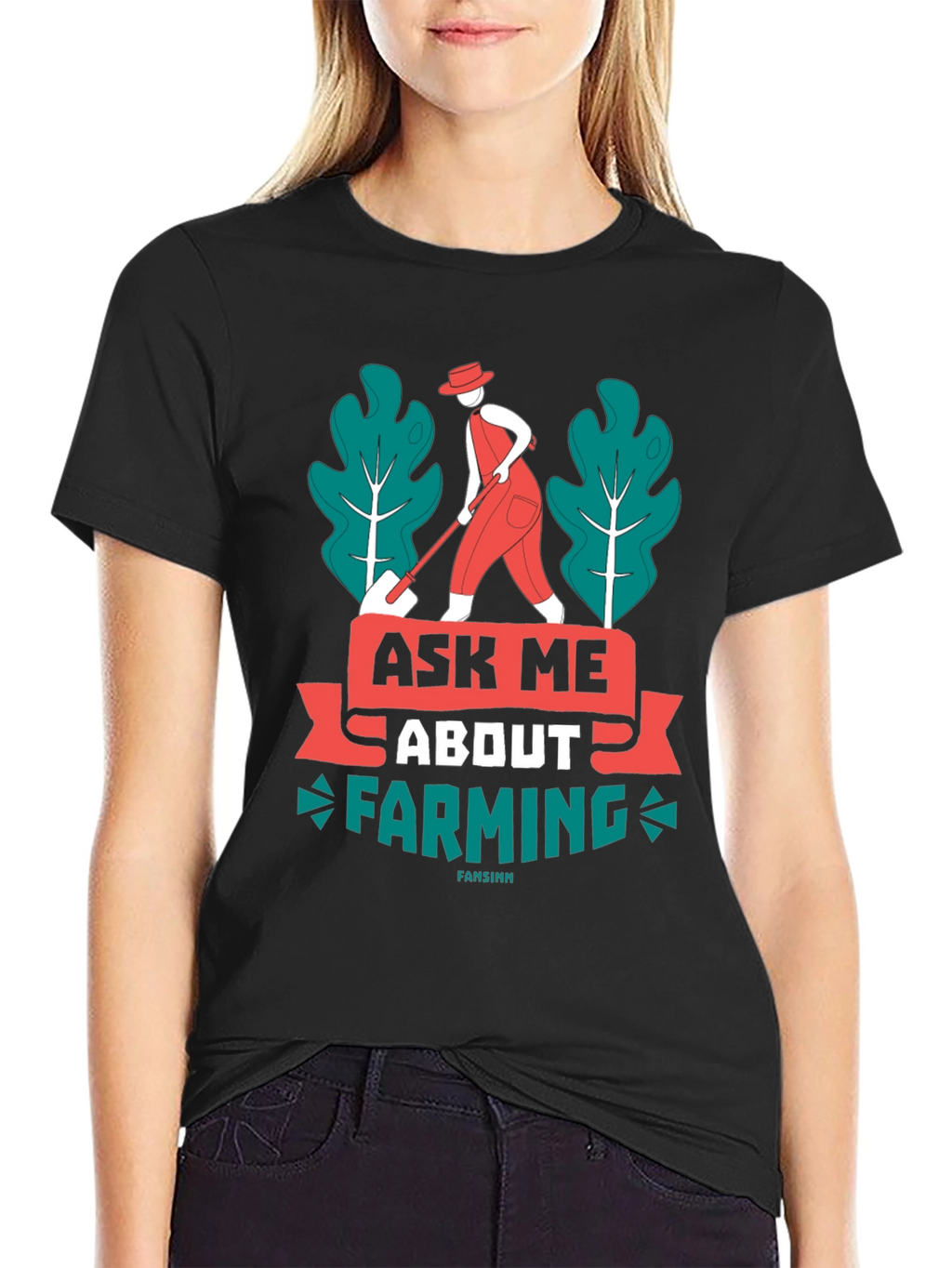 Ask Me About Farming Graphic T-Shirt